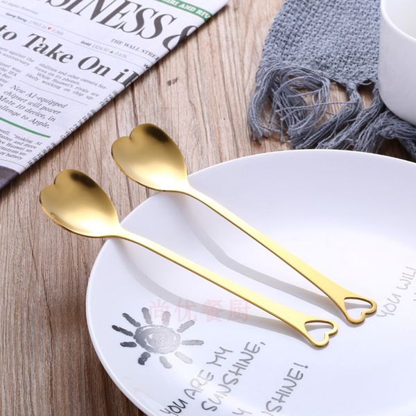 heart shape stainless steel coffee spoon dessert sugar stirring spoon ice cream yogurt honey spoon kitchen gift with logo
heart shape stainless steel coffee spoon dessert sugar stirring spoon ice cream yogurt honey spoon kitchen gift with logo