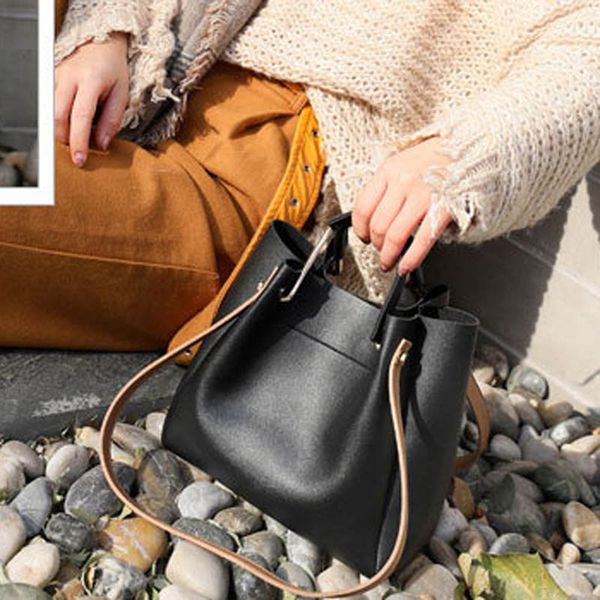 women fashion bucket bags ladies fresh simple shoulder bags pu leather handbag high capacity casual wild bag
women fashion bucket bags ladies fresh simple shoulder bags pu leather handbag high capacity casual wild bag