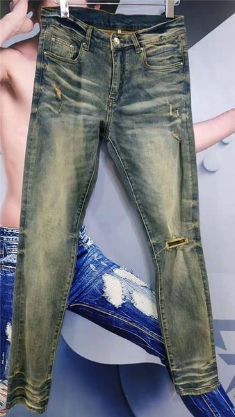 new arrival designer mens jeans washed ripped vintage style hole fashion mens jeans slim motorcycle biker causal mens hip hop pants w29-w40, Blue
new arrival designer mens jeans washed ripped vintage style hole fashion mens jeans slim motorcycle biker causal mens hip hop pants w29-w40, Blue