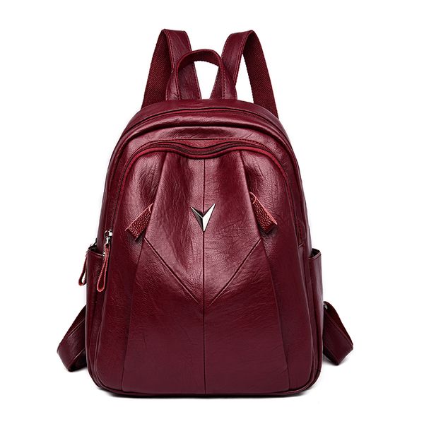 2019 women leather backpack female school backpack mochila feminina fashion female shoulder bag sac a dos travel back pack
2019 women leather backpack female school backpack mochila feminina fashion female shoulder bag sac a dos travel back pack