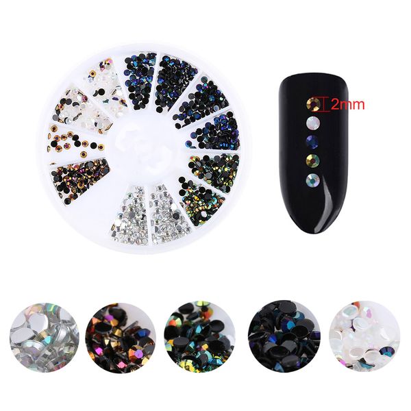 1 wheel 5 colors diy nail rhinestones round nail art decoration flat back acrylic uv gel manicure decors tips accessories, Silver;gold
1 wheel 5 colors diy nail rhinestones round nail art decoration flat back acrylic uv gel manicure decors tips accessories, Silver;gold