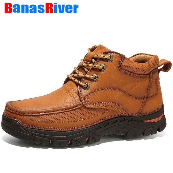 brand men boots winter high snow plush fur cow leather warm ankle sneakers outdoor walking trainers footwear, Black
brand men boots winter high snow plush fur cow leather warm ankle sneakers outdoor walking trainers footwear, Black