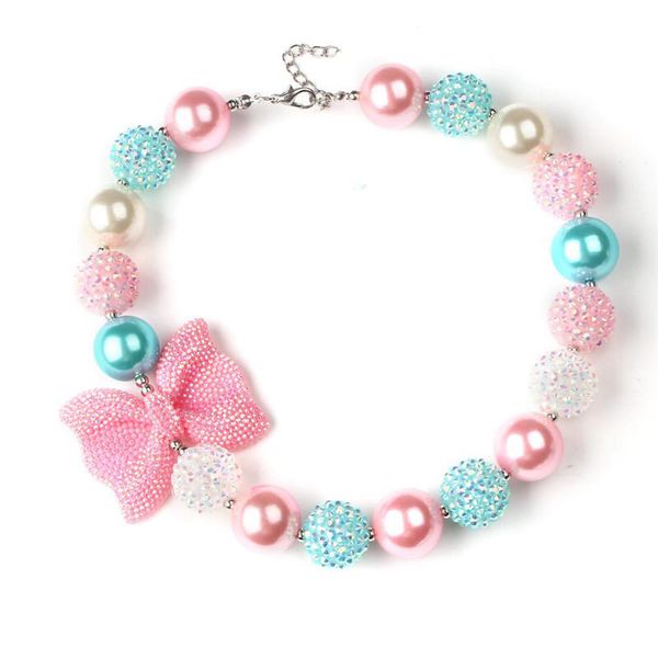 2019 girls fashion glitter bow beaded necklace 40cm pink blue white acrylic beads cute toddlers ewelrys bubblegum necklace for birthday part, Red;brown
2019 girls fashion glitter bow beaded necklace 40cm pink blue white acrylic beads cute toddlers ewelrys bubblegum necklace for birthday part, Red;brown