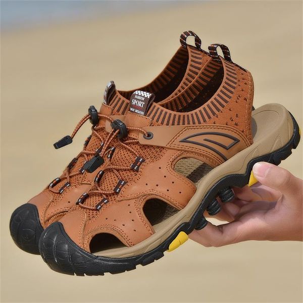 summer men's sandals 2020 new non-slip comfortable beach shoes plus size men's casual shoes leather foot protection
summer men's sandals 2020 new non-slip comfortable beach shoes plus size men's casual shoes leather foot protection