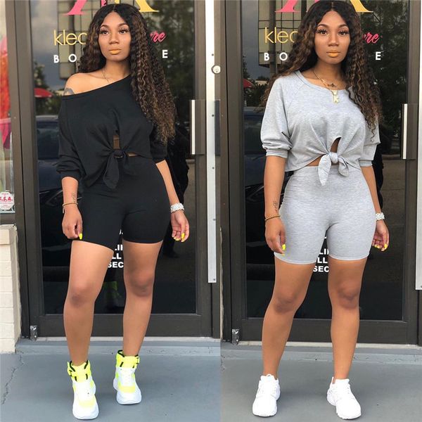 hirigin trendy two piece set women t-shirts+high waist shorts summer short sleeves cropped tee short tracksuit femme clothes, White
hirigin trendy two piece set women t-shirts+high waist shorts summer short sleeves cropped tee short tracksuit femme clothes, White