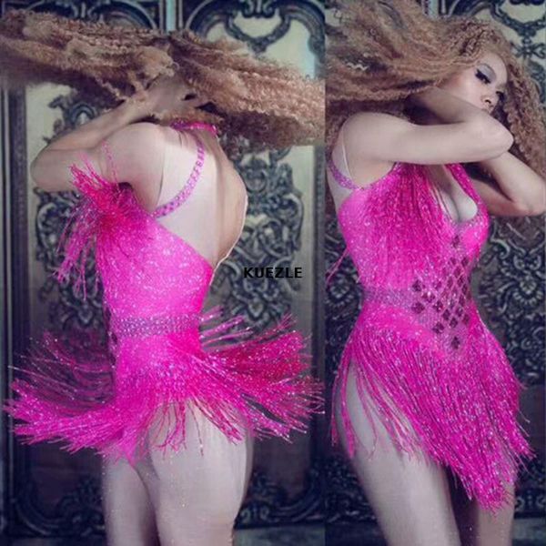 stage wear dresses sparkly rhinestone tassel bodysuit nightclub dance show stretch party outfit female singer dancer costume, Black;red
stage wear dresses sparkly rhinestone tassel bodysuit nightclub dance show stretch party outfit female singer dancer costume, Black;red