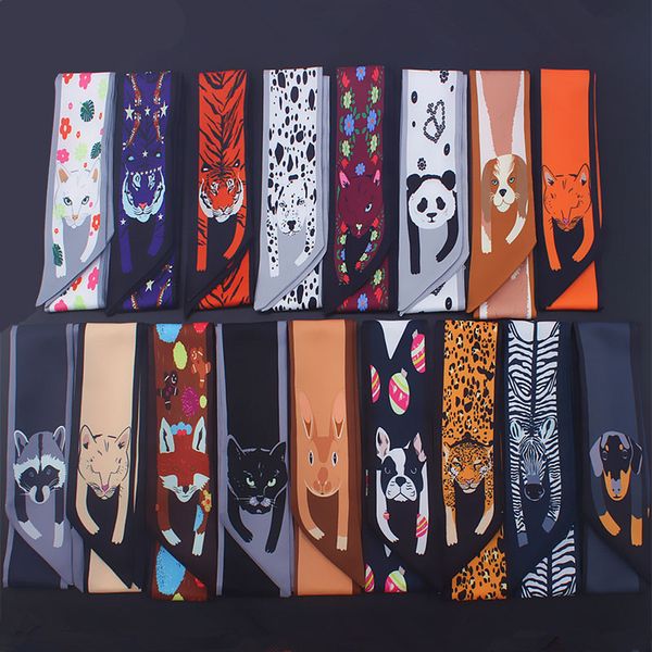 we are factory silk animal print scarf 2019 fashion neck elegant scarves bag hair ribbons headband belt jc98, Blue;gray
we are factory silk animal print scarf 2019 fashion neck elegant scarves bag hair ribbons headband belt jc98, Blue;gray