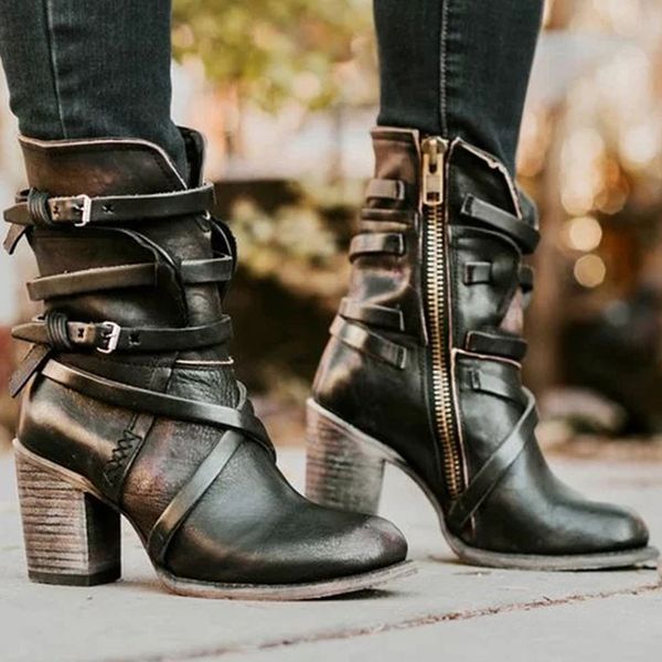 women snow boots warm comfy heel ankle shoes side zipper for autumn winter ssa-19ing, Black
women snow boots warm comfy heel ankle shoes side zipper for autumn winter ssa-19ing, Black