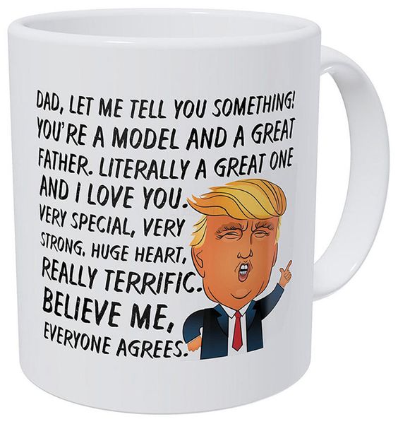 donald trump mug you are a great great mom dad creative coffee water cup 350ml father mother day thanksgiving day gift dhl
donald trump mug you are a great great mom dad creative coffee water cup 350ml father mother day thanksgiving day gift dhl
