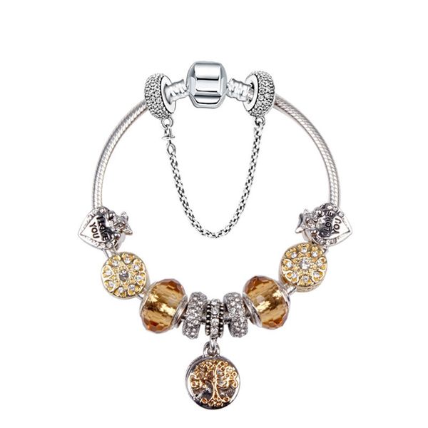 wholesale- glass charm bracelets bead christmas yellow flower cz crystal charms dangle for women original diy jewelry style fit pandora, Black
wholesale- glass charm bracelets bead christmas yellow flower cz crystal charms dangle for women original diy jewelry style fit pandora, Black
