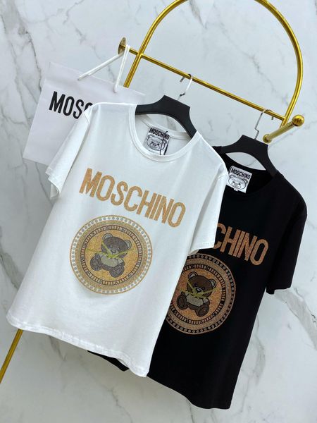 20ss новый роскошный бренд moschinos bear bear tee дизайнерская рубашка дышащая футболка с коротким рукавом мужчины женщины повседневная ули, White
20ss новый роскошный бренд moschinos bear bear tee дизайнерская рубашка дышащая футболка с коротким рукавом мужчины женщины повседневная ули, White