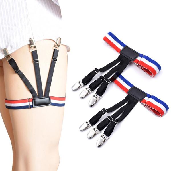 men's shirt stays holders adjustable elastic shirt garters with non-slip locking clamps for men formal wear accessories, Black;white
men's shirt stays holders adjustable elastic shirt garters with non-slip locking clamps for men formal wear accessories, Black;white
