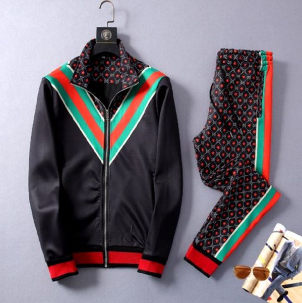 spring autumn men clothing long sleeve tracksuit striped letter women zipper Gucci casual suit pants jacket hoodies tracksuit, Black;white
spring autumn men clothing long sleeve tracksuit striped letter women zipper Gucci casual suit pants jacket hoodies tracksuit, Black;white
