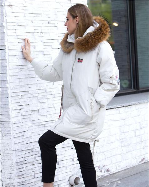 veste femme grande vraie fourrure de raton laveur veste d'hiver femmes 2019 chaud épaissir capuche hiver manteau femmes coton ve, Tan;black
veste femme grande vraie fourrure de raton laveur veste d'hiver femmes 2019 chaud épaissir capuche hiver manteau femmes coton ve, Tan;black