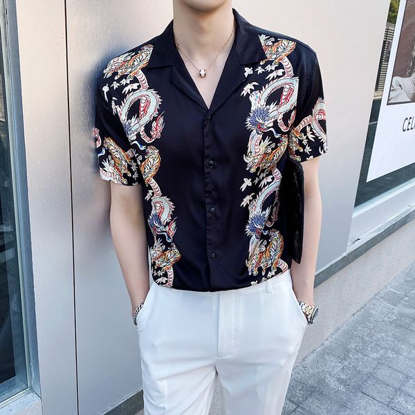 бизнес streetwear социальный blusa masculina сорочка homme новое лето hawaiian shirt мужчины с коротким рукавом повседневная slim fit shirt, White;black
бизнес streetwear социальный blusa masculina сорочка homme новое лето hawaiian shirt мужчины с коротким рукавом повседневная slim fit shirt, White;black