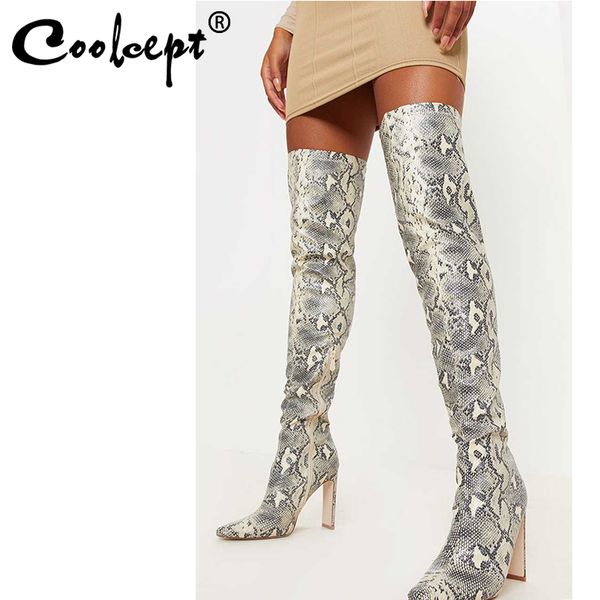 coolcept thigh high boots fall winter high heels stretch long boots pointed toe party brand new shoes women size 35-43, Black
coolcept thigh high boots fall winter high heels stretch long boots pointed toe party brand new shoes women size 35-43, Black
