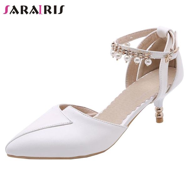 sandals sarairis pointed toe fashion ladies summer pearl ankle stap cover heel women party shoes woman, Black
sandals sarairis pointed toe fashion ladies summer pearl ankle stap cover heel women party shoes woman, Black