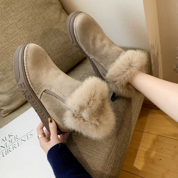 autumn new fashion women's autumn flock handmade side zipper mujer boot women med heels solid snow boots round toe bota feminina, Black
autumn new fashion women's autumn flock handmade side zipper mujer boot women med heels solid snow boots round toe bota feminina, Black