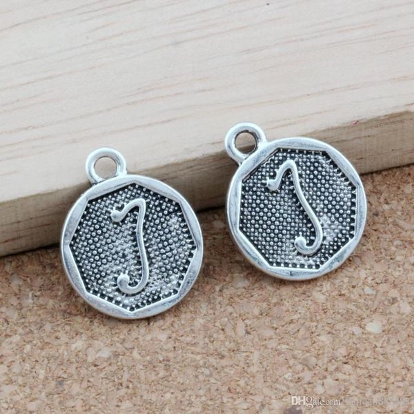 100pcs lot antique silver double sided "j " alphabet initial alloy charms jewelry diy 14.8x28.2mm a-402, Bronze;silver
100pcs lot antique silver double sided "j " alphabet initial alloy charms jewelry diy 14.8x28.2mm a-402, Bronze;silver