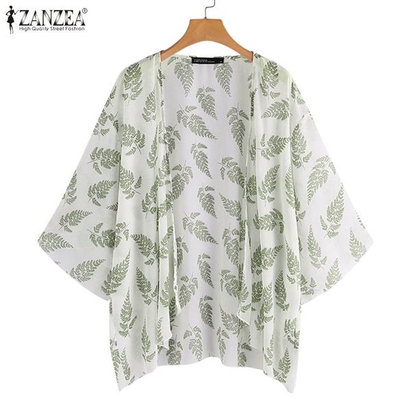 women's blouses & shirts 2021 summer beach bohemian zanzea cardigan coverup floral print casual baggy kimono blusas tunic 5xl, White
women's blouses & shirts 2021 summer beach bohemian zanzea cardigan coverup floral print casual baggy kimono blusas tunic 5xl, White