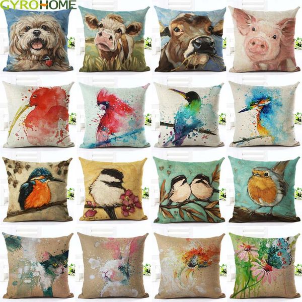4 pc/set cotton linen watercolor abstract animal birds printed cushions pillowcases sofa home decor
4 pc/set cotton linen watercolor abstract animal birds printed cushions pillowcases sofa home decor
