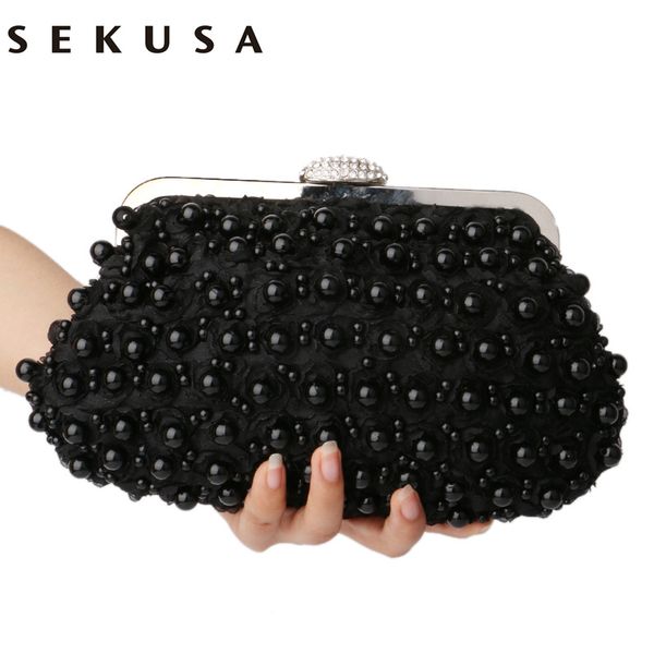 sekusa beaded women evening bags rose pearl women clutch evening bags with chain shoulder small purse handbags for wedding mx190819
sekusa beaded women evening bags rose pearl women clutch evening bags with chain shoulder small purse handbags for wedding mx190819