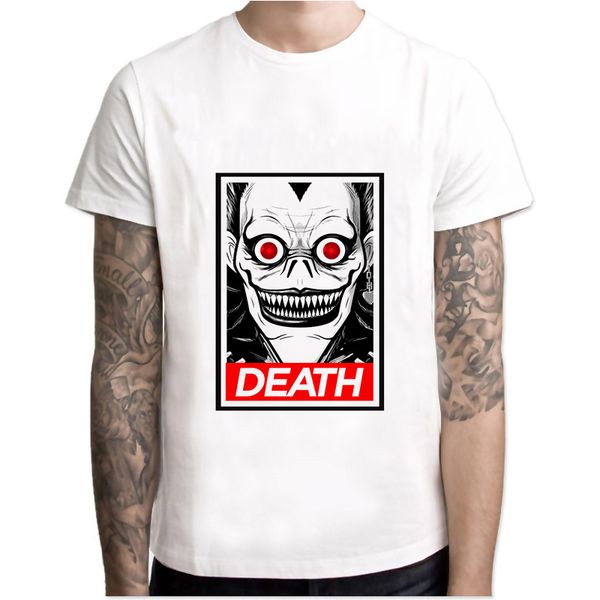 death note 2018 new fashion summer short men t shirt brand clothing casual male t-shirt of white tshirt men clothing mr4196, White;black
death note 2018 new fashion summer short men t shirt brand clothing casual male t-shirt of white tshirt men clothing mr4196, White;black