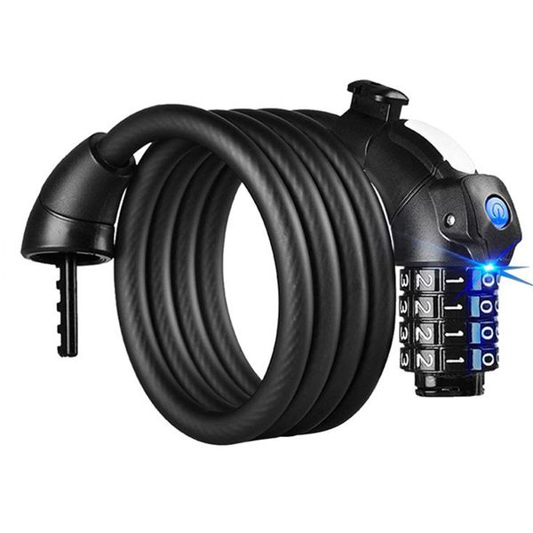 1.5m led light anti theft bike lock steel wire safe bicycle cable lock mtb mountain road bicycle
1.5m led light anti theft bike lock steel wire safe bicycle cable lock mtb mountain road bicycle