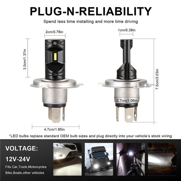 wupp led headlights 12v~24v 2pcs 80w h4 led fog light 6500k white high power bulb car driving lamp dropship 19y12
wupp led headlights 12v~24v 2pcs 80w h4 led fog light 6500k white high power bulb car driving lamp dropship 19y12