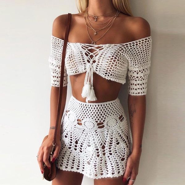 women summer mini skirt solid skirt women's fashion hollow out short beach knitting cover up wrap skirts #h3, Black 
women summer mini skirt solid skirt women's fashion hollow out short beach knitting cover up wrap skirts #h3, Black