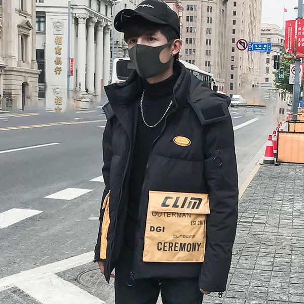 winter men parka jacket long coat male thick cotton-padded jacket male fashion casual coats, Black
winter men parka jacket long coat male thick cotton-padded jacket male fashion casual coats, Black