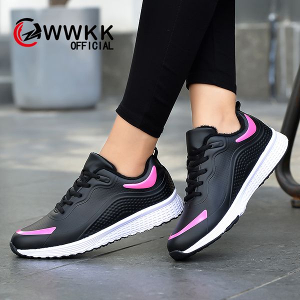 wwkk 2019 autumn winter sneakers women casual shoes lace-up basket flats shoes woman plush warm trainers chaussure femme, Black
wwkk 2019 autumn winter sneakers women casual shoes lace-up basket flats shoes woman plush warm trainers chaussure femme, Black