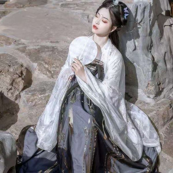 hanfu traditional chinese black dance costume fairy tang suit women folk dress embroidery ancient new year clothes dance robe, Black;red
hanfu traditional chinese black dance costume fairy tang suit women folk dress embroidery ancient new year clothes dance robe, Black;red