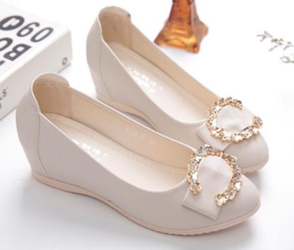 women's shoes in spring and autumn slope heel round head water drill @123, Black
women's shoes in spring and autumn slope heel round head water drill @123, Black