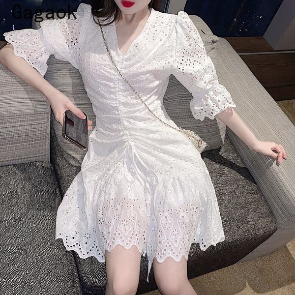 gagaok women vintage sheath dress 2020 summer new solid hollow out flare sleeve v-neck dresses slim chic wild mini vestidos, Black;gray
gagaok women vintage sheath dress 2020 summer new solid hollow out flare sleeve v-neck dresses slim chic wild mini vestidos, Black;gray