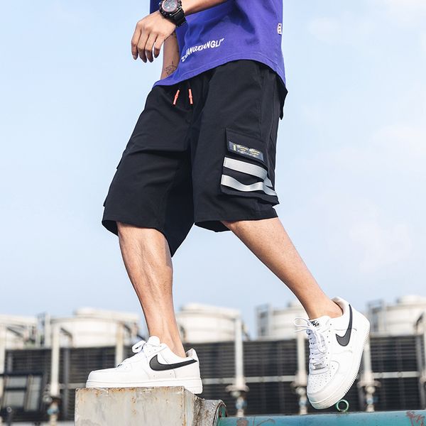 2019 summer men's shorts drawstring multi-pocket cargo shorts loose large size polyester comfortable five-point male dk88, White;black
2019 summer men's shorts drawstring multi-pocket cargo shorts loose large size polyester comfortable five-point male dk88, White;black