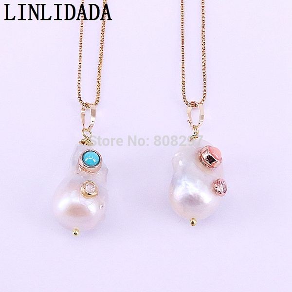 5pcs white natural freshwater pearl drop pendant necklaces for women wedding birthday fashion gifts, Silver
5pcs white natural freshwater pearl drop pendant necklaces for women wedding birthday fashion gifts, Silver