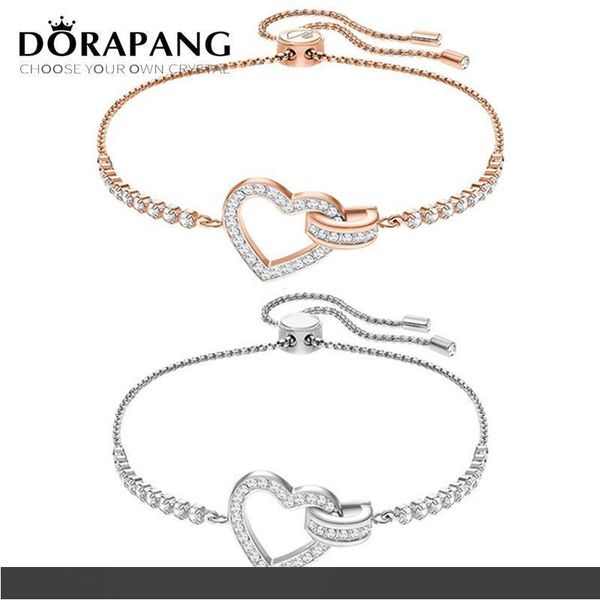 dorapang 2018 swa 100% 925 sterling sier оригинальная копия имеет прекрасный браслет белая пластина браслет дамы diy бисером ювелирные издел, Golden;silver
dorapang 2018 swa 100% 925 sterling sier оригинальная копия имеет прекрасный браслет белая пластина браслет дамы diy бисером ювелирные издел, Golden;silver