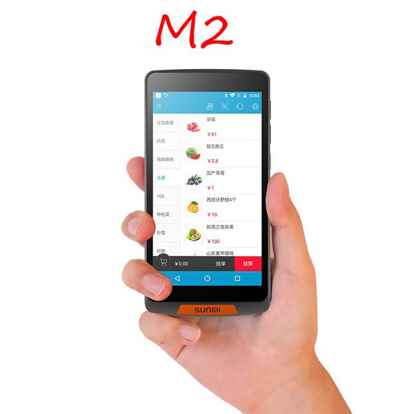 sunmi m2 android 7.1 hand-held order restaurant order cash register smart scan smartphones wifi mobile pos terminal
sunmi m2 android 7.1 hand-held order restaurant order cash register smart scan smartphones wifi mobile pos terminal