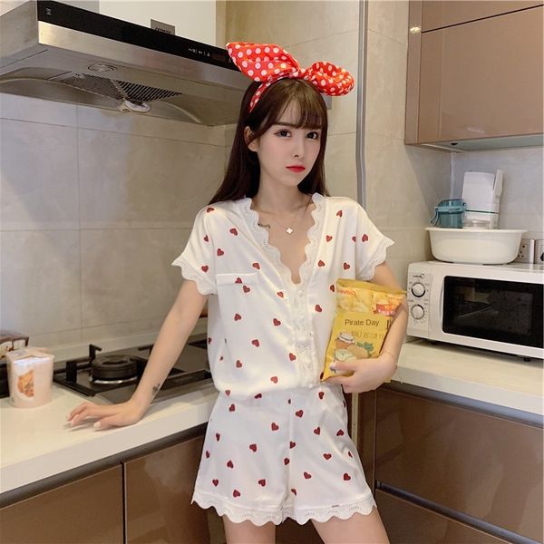 summer 2020 sweet love lace simple sleeping home clothes lace home clothes suit female, Blue;red
summer 2020 sweet love lace simple sleeping home clothes lace home clothes suit female, Blue;red