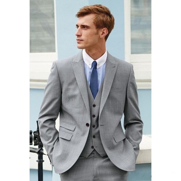 new one button light grey groom tuxedos peak lapel groomsmen man suits mens wedding suits (jacket+pants+vest+tie) 698, Black;gray
new one button light grey groom tuxedos peak lapel groomsmen man suits mens wedding suits (jacket+pants+vest+tie) 698, Black;gray
