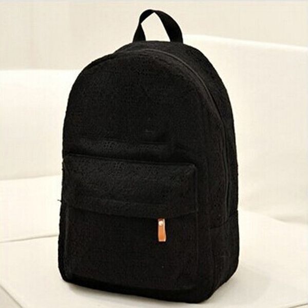 lace backpack for student women shoulder bags school bags teenager girls female canvas backpack zipper black white travel bag
lace backpack for student women shoulder bags school bags teenager girls female canvas backpack zipper black white travel bag