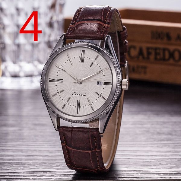 luxury men's and women's business quartz watch exquisite wristwatch luxury design case pure leather strap dial color 4and 25, Slivery;brown
luxury men's and women's business quartz watch exquisite wristwatch luxury design case pure leather strap dial color 4and 25, Slivery;brown