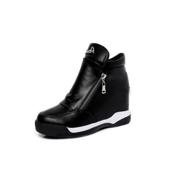 2020 spring and autumn new round head single increased women's casual shoes mx200425, Black
2020 spring and autumn new round head single increased women's casual shoes mx200425, Black