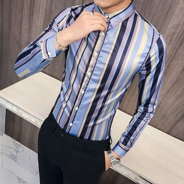 dress shirts men stripe style classic business long sleeve slim fit formal shirt turn-down collar men's shirts clothes, White;black
dress shirts men stripe style classic business long sleeve slim fit formal shirt turn-down collar men's shirts clothes, White;black