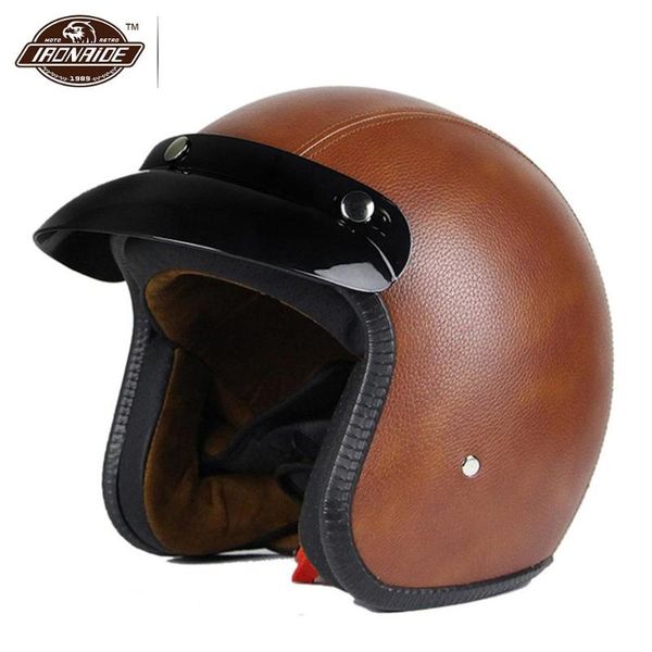 new motorcycle helmet retro vintage synthetic leather casco moto cruiser chopper scooter cafe racer 3/4 open face helmet dot
new motorcycle helmet retro vintage synthetic leather casco moto cruiser chopper scooter cafe racer 3/4 open face helmet dot
