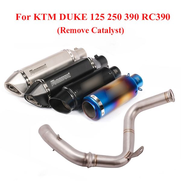 motorcycle slip on duke 390 exhaust pipe 51mm muffler escape connector link tube for duke 125 250 390 rc390 2017 2018 2019
motorcycle slip on duke 390 exhaust pipe 51mm muffler escape connector link tube for duke 125 250 390 rc390 2017 2018 2019