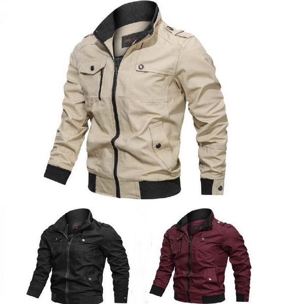men's bomber jackets jacket men cotton windbreaker pilot coat army men's bomber jackets cargo flight jacket male, Black;brown
men's bomber jackets jacket men cotton windbreaker pilot coat army men's bomber jackets cargo flight jacket male, Black;brown