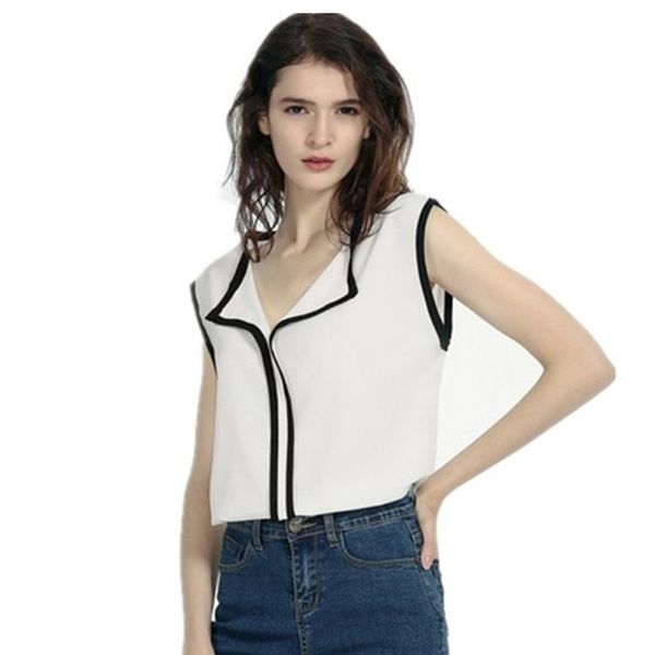 summer woman chiffon blouses 2019 korean style patchwork chiffon shirts elegant office lady turn down collar blouse, White
summer woman chiffon blouses 2019 korean style patchwork chiffon shirts elegant office lady turn down collar blouse, White