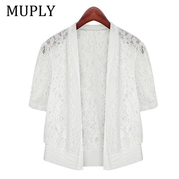 2020 new fashion knitted lace office beach plus size ~5xl wrap coat hollow out short-sleeve short small shawl cardigan, White
2020 new fashion knitted lace office beach plus size ~5xl wrap coat hollow out short-sleeve short small shawl cardigan, White